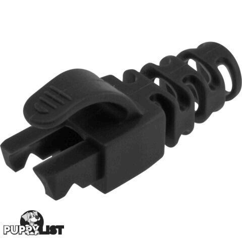 PK4015 6.5MM BLACK RJ45 RUBBER BOOT FOR CAT5E/6 STYLE A