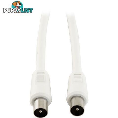 FL59Q-1PPW 1M RG59QUAD PAL FLYLEAD PAL PLUG TO PAL PLUG WHITE