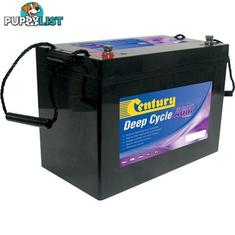 C12-105XDA 12V 100AH ABSORBED GLASS MAT AGM DEEP CYCLE BATTERY CENTURY