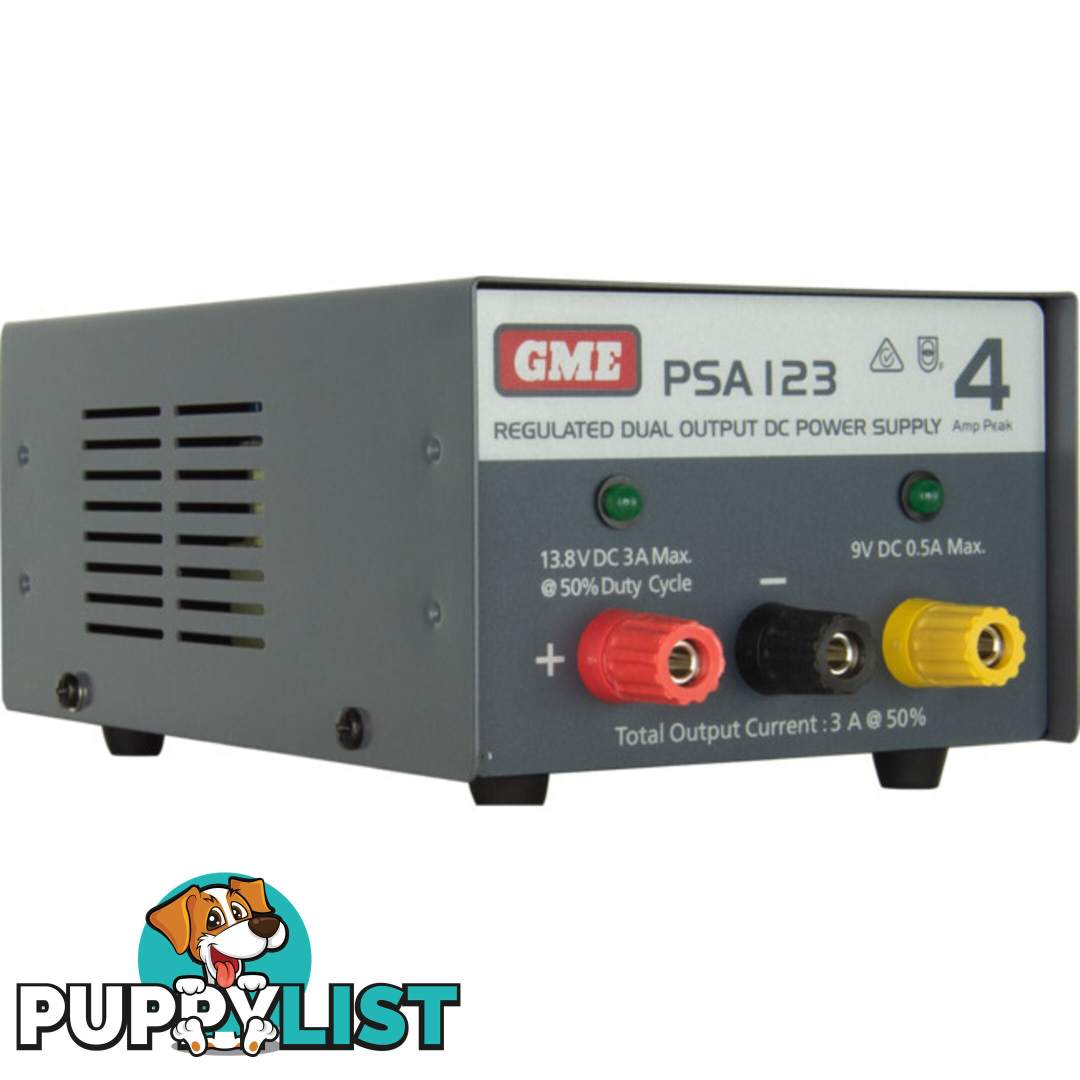 PSA123 4A REGULATED POWER SUPPLY GME