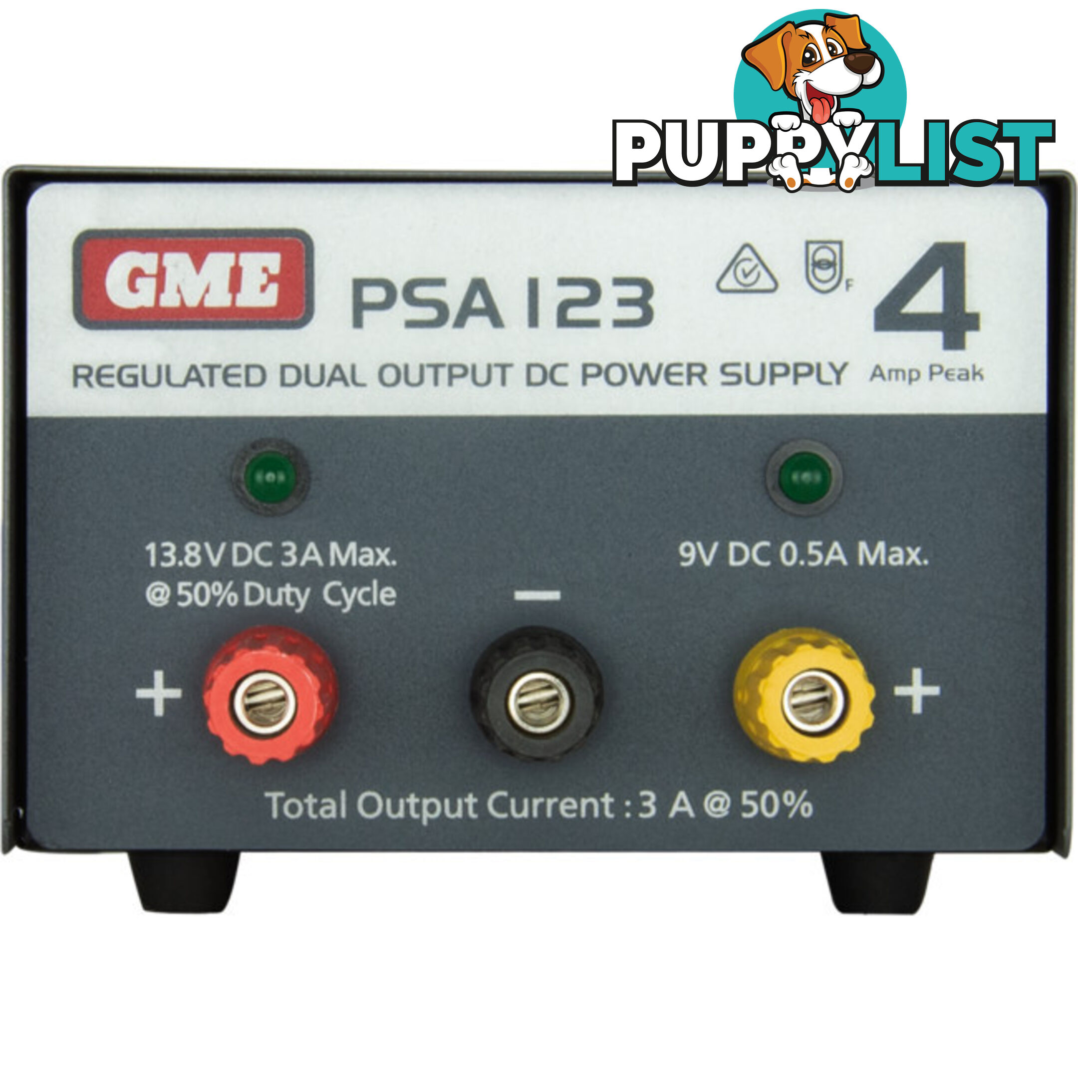 PSA123 4A REGULATED POWER SUPPLY GME