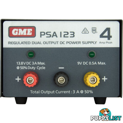 PSA123 4A REGULATED POWER SUPPLY GME