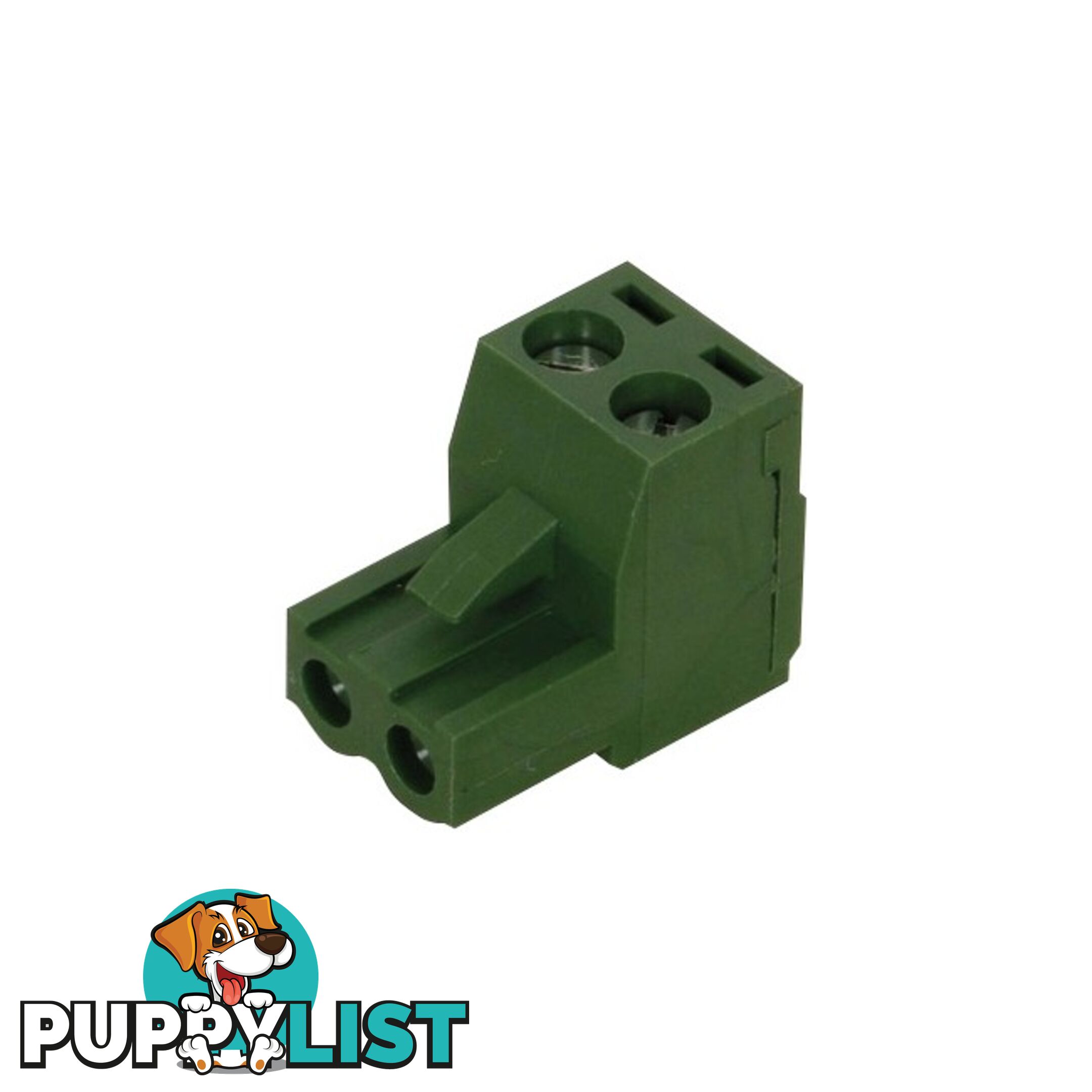 PM1202 2 WAY PHOENIX CONNECTOR 2 PIN GREEN PLUG