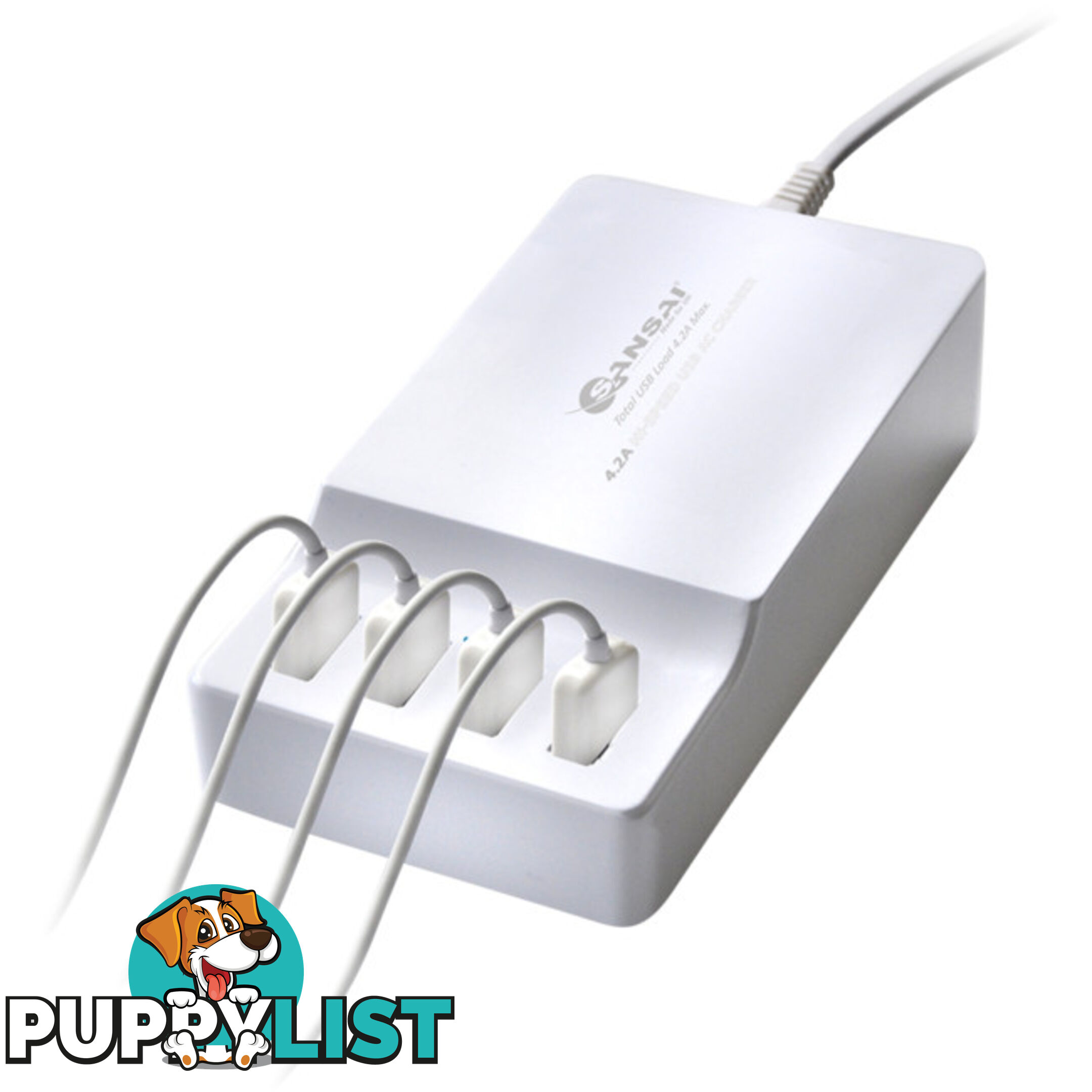 PAD4011AU 4 PORT USB CHARGING STATION 4.2A