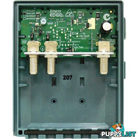 MHU35F 35DB UHF MASTHEAD AMPLIFIER WITH LTE/4G FILTERING KINGRAY