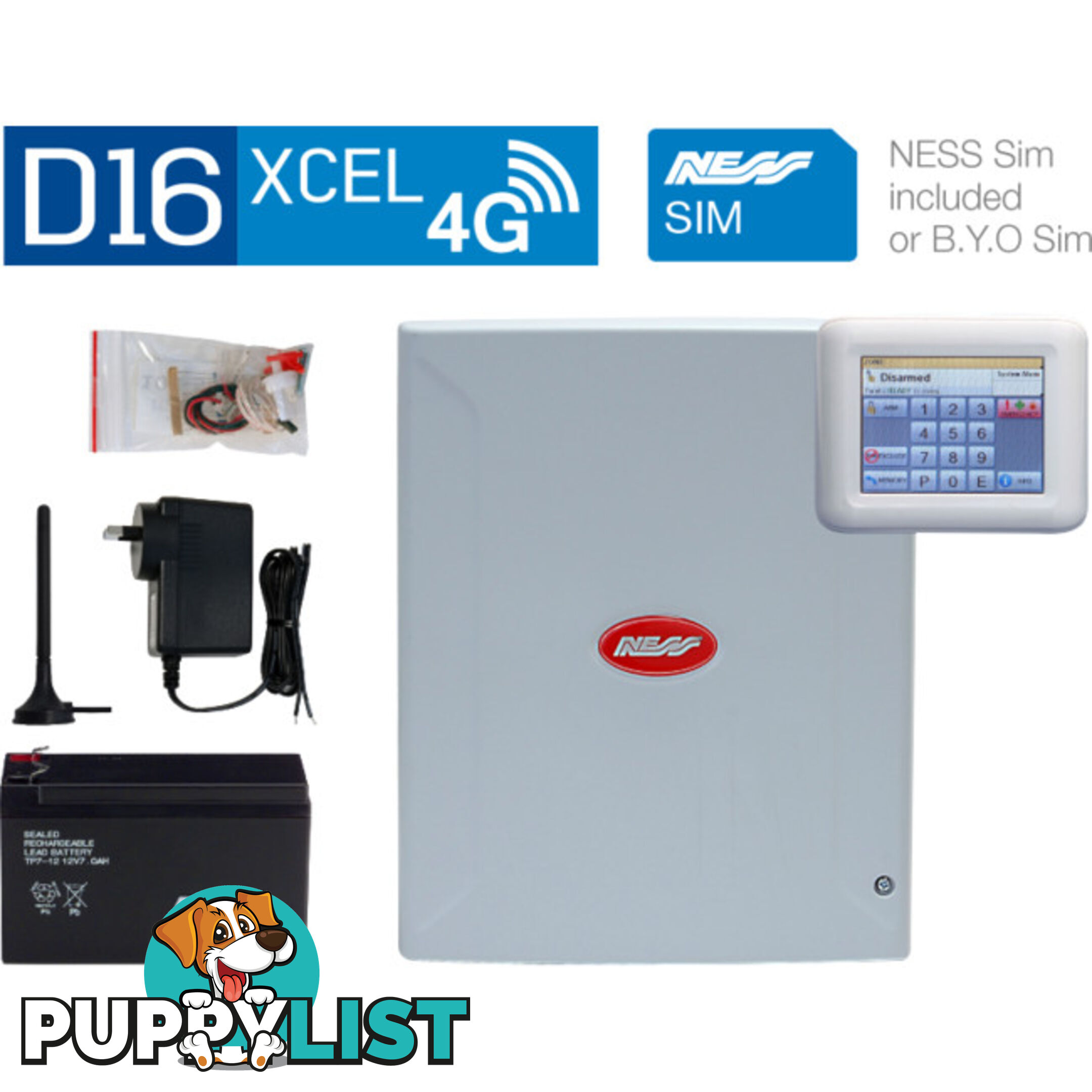 K-9323 D16XCEL NAVIGATOR WITH 4G SIM