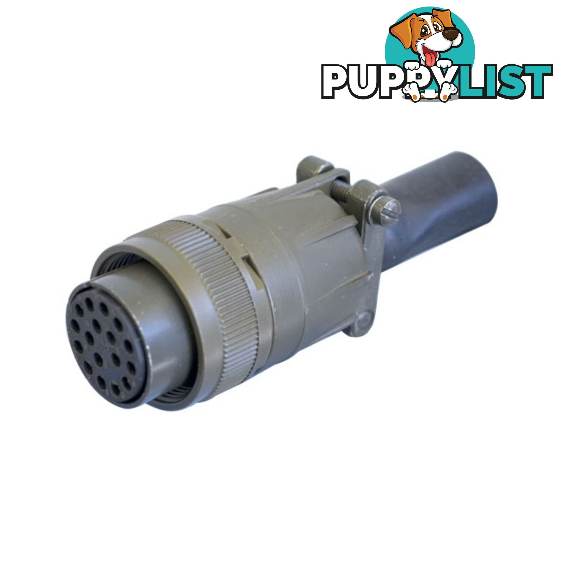 PW4680 17 PIN INLINE SOCKET MS97 MILITARY STYLE