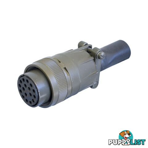 PW4680 17 PIN INLINE SOCKET MS97 MILITARY STYLE