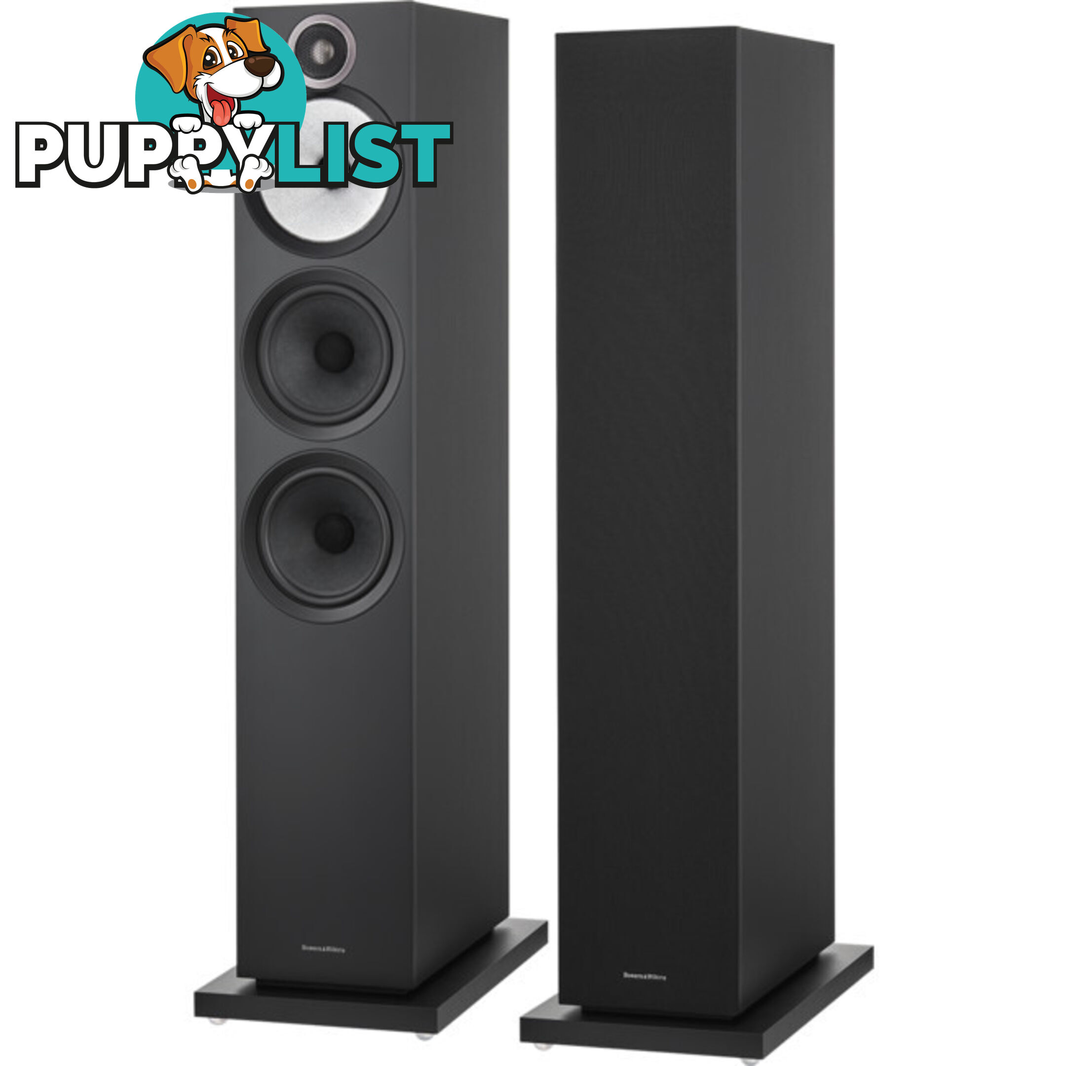 603S3B 3-WAY FLOORSTANDING SPEAKERS BLACK FINISH