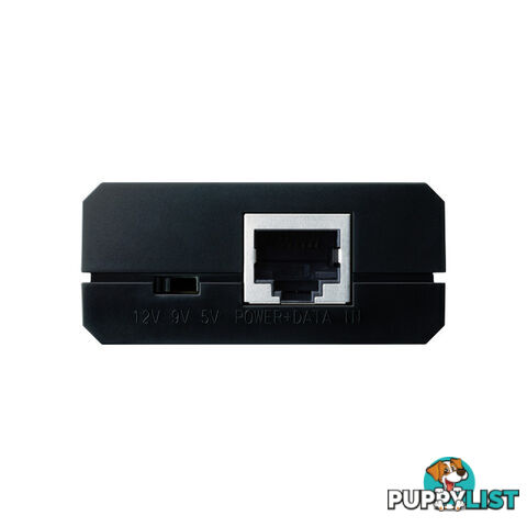 TLPOE10R POE SPLITTER 100MT RANGE 5VDC/ 12VDC OUTPUT