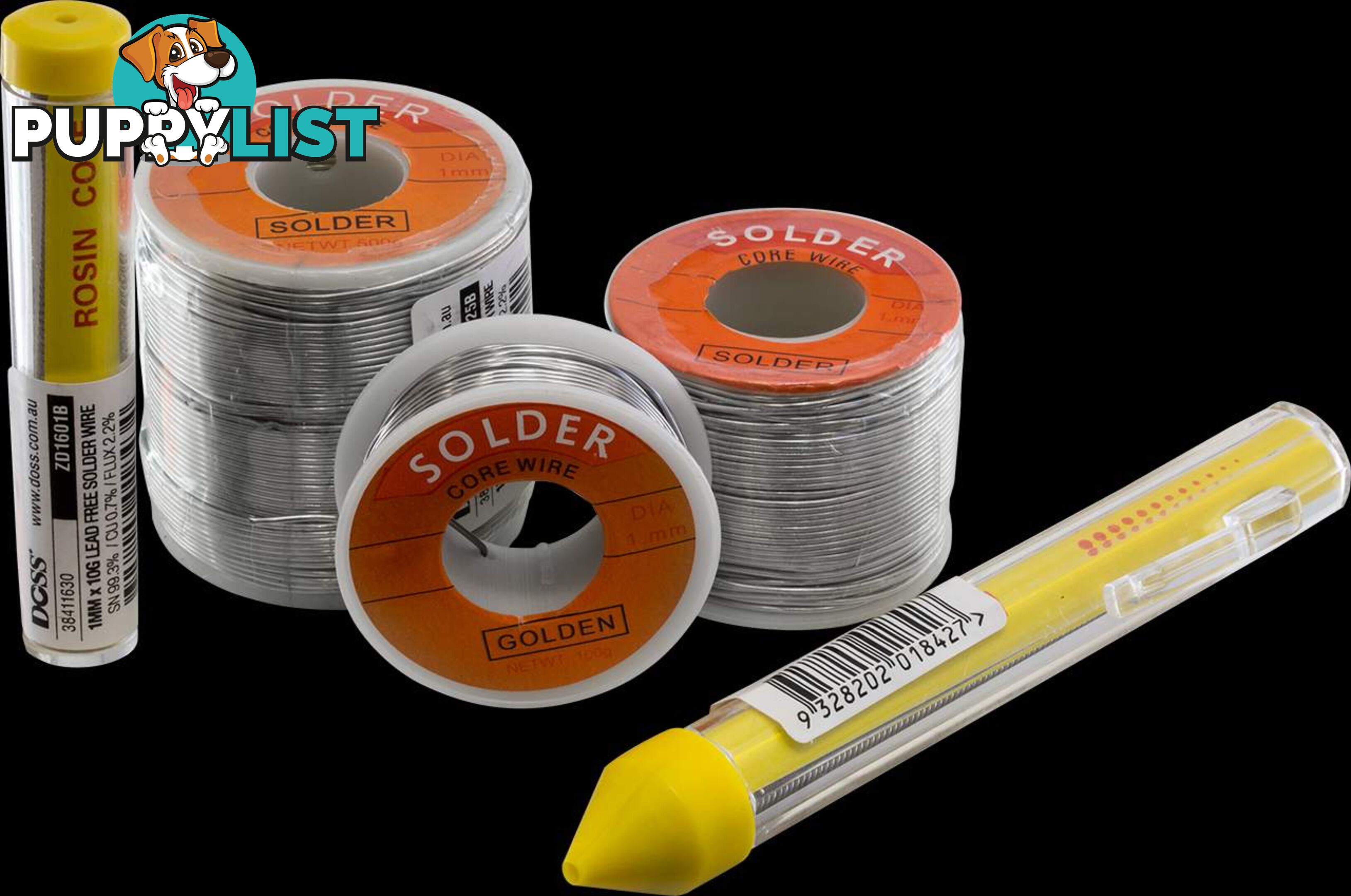 ZD1601B 1MM X10G LEAD FREE SOLDER WIRE SN99.3% CU0.7% FLUX 2.2%