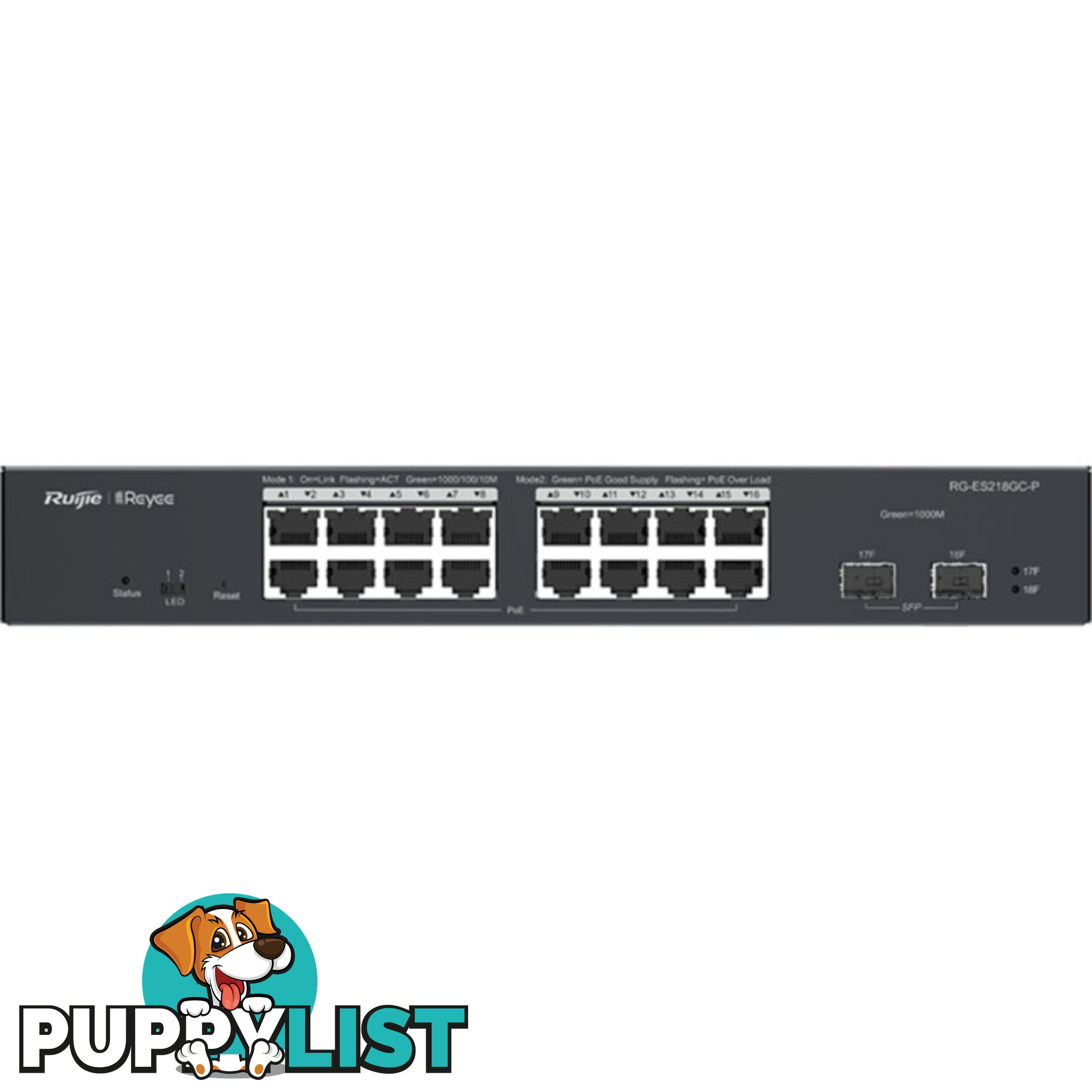 ES218GC-P 18-PORT GIGABIT SMART CLOUD MANAGED POE SWITCH