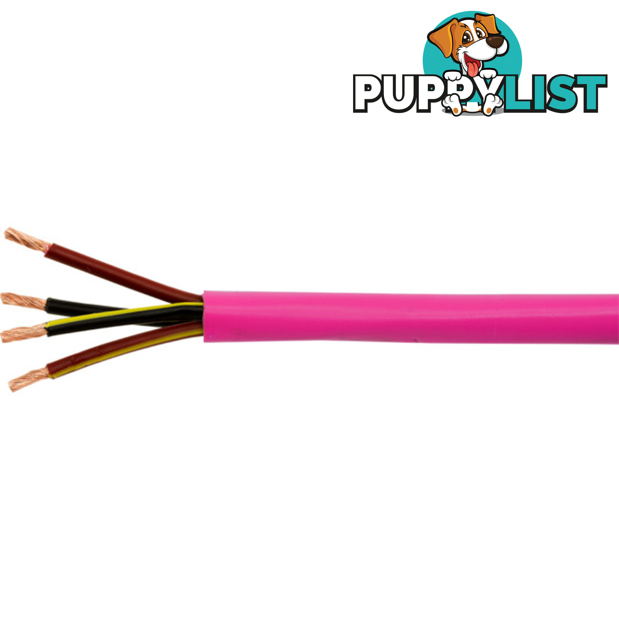 ISC164/1M 4 CORE PINK SPEAKER CABLE-1M 16AWG AUSTRALIAN