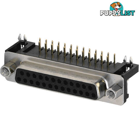 PJ2825 DB25 WAY PCB D RANGE SOCKET RIGHT ANGLE