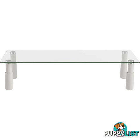 ESS101 GLASS MONITOR DESK RISER RECTANGULAR