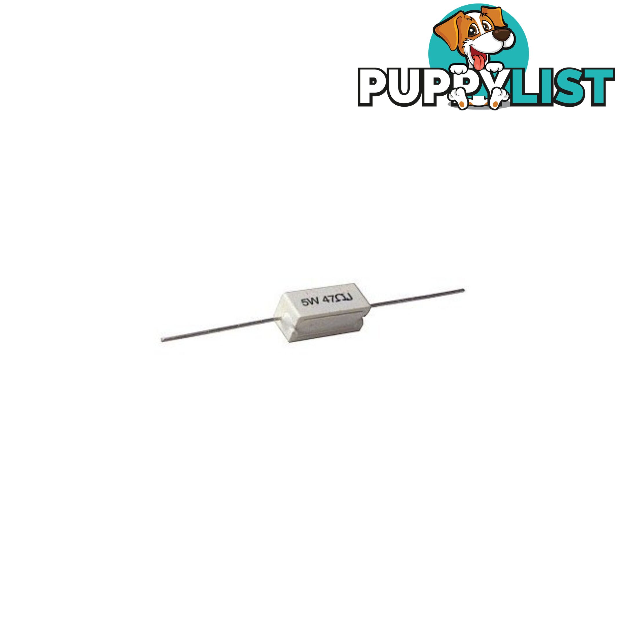 PW5-1K 1K OHM WIREWOUND RESISTOR PW5 5 WATT