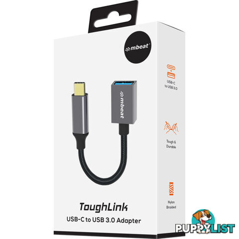 LC7992 USB-C TO USB3.0 LEAD - 15CM OTG TOUGHLINK