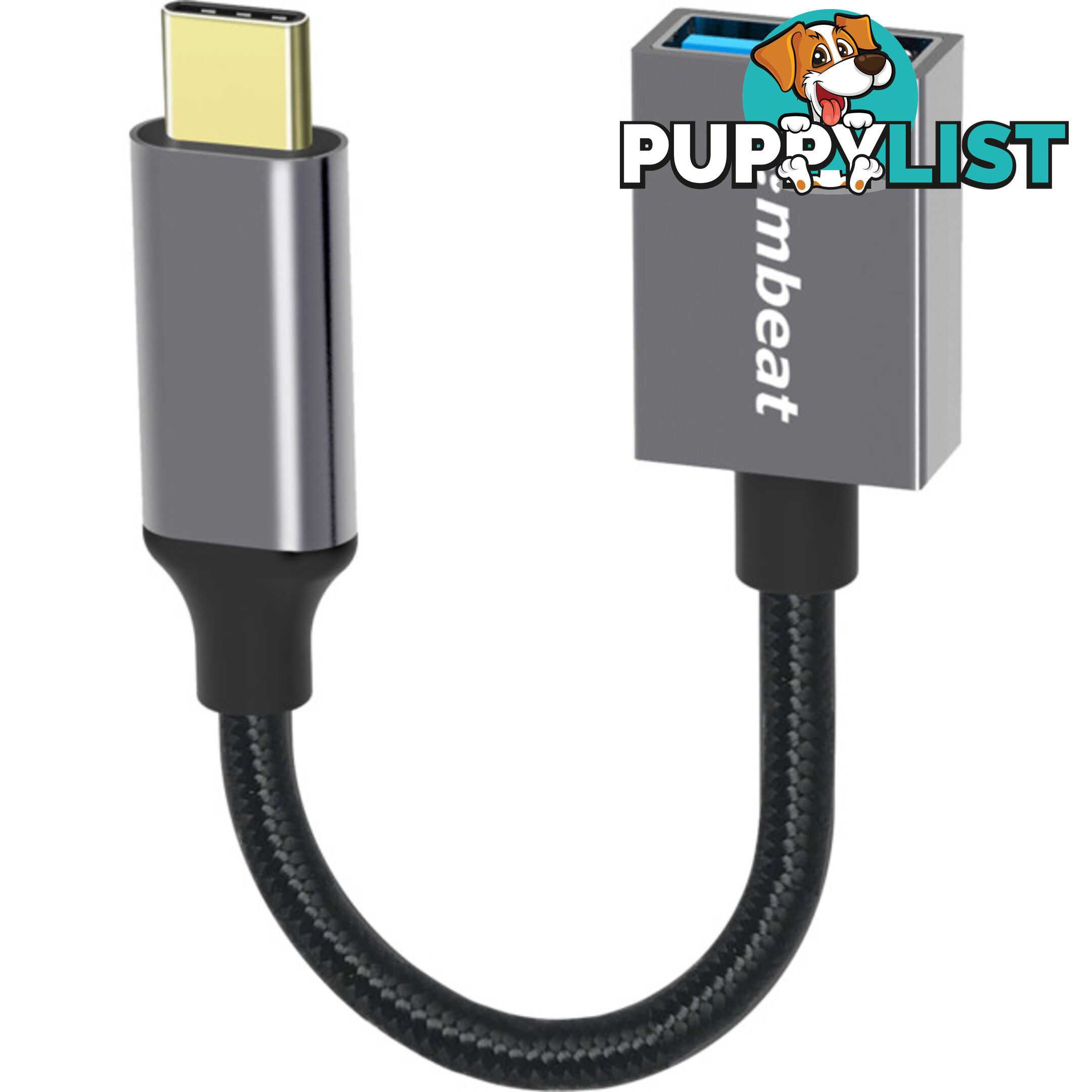 LC7992 USB-C TO USB3.0 LEAD - 15CM OTG TOUGHLINK