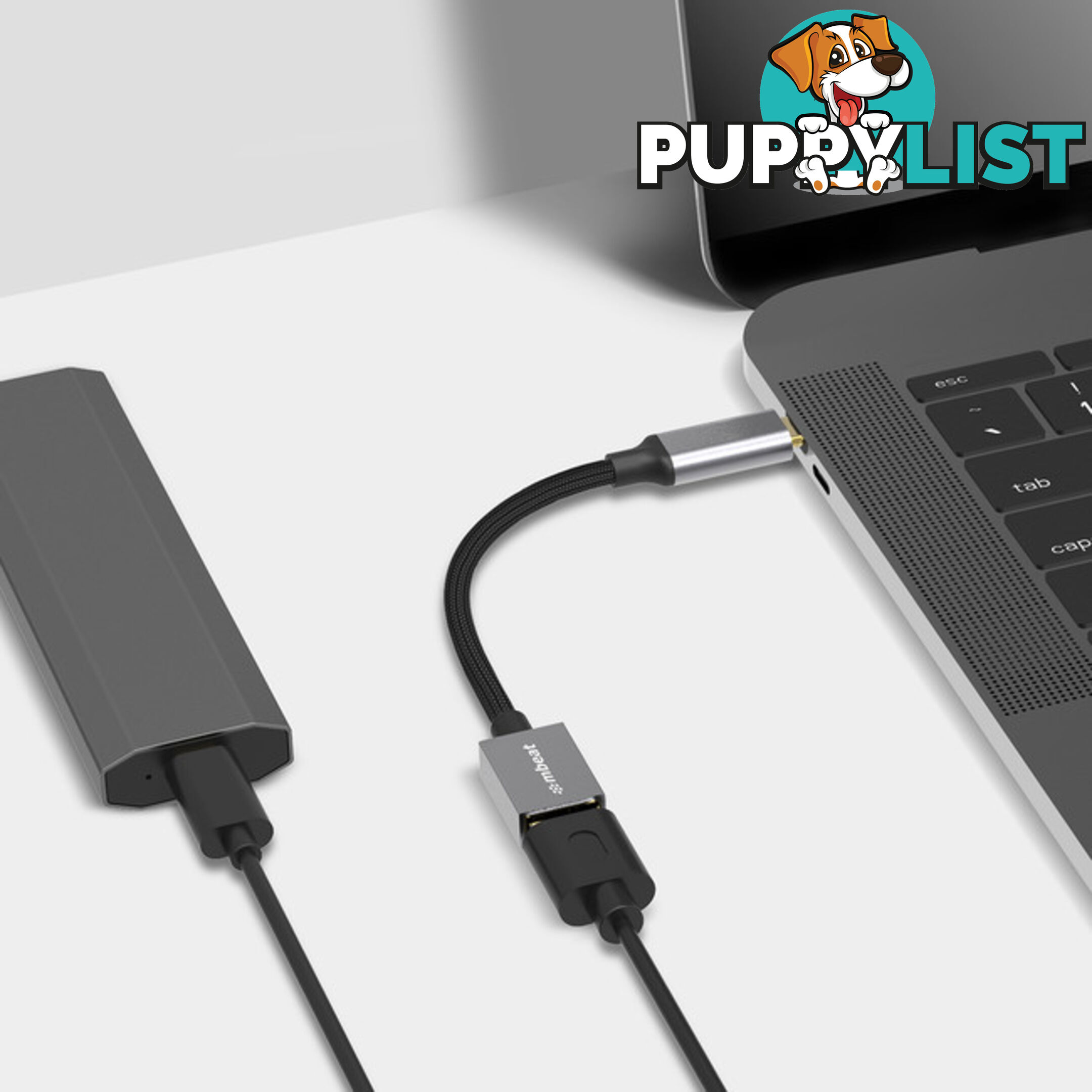 LC7992 USB-C TO USB3.0 LEAD - 15CM OTG TOUGHLINK