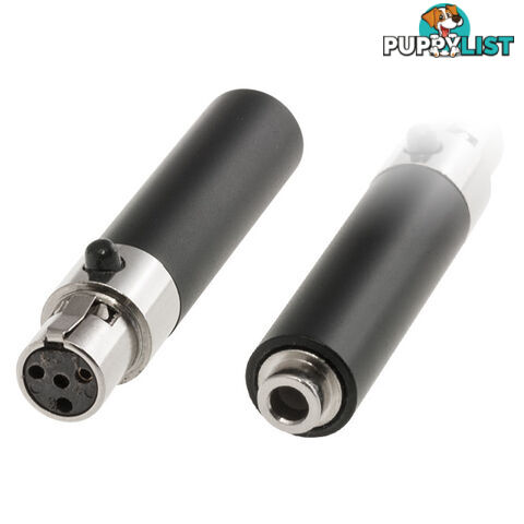 PD4936 MINI XLR 4P TO 3.5MM CONVERTER SHURE TO SENNHEISER 4M TO 3.5F