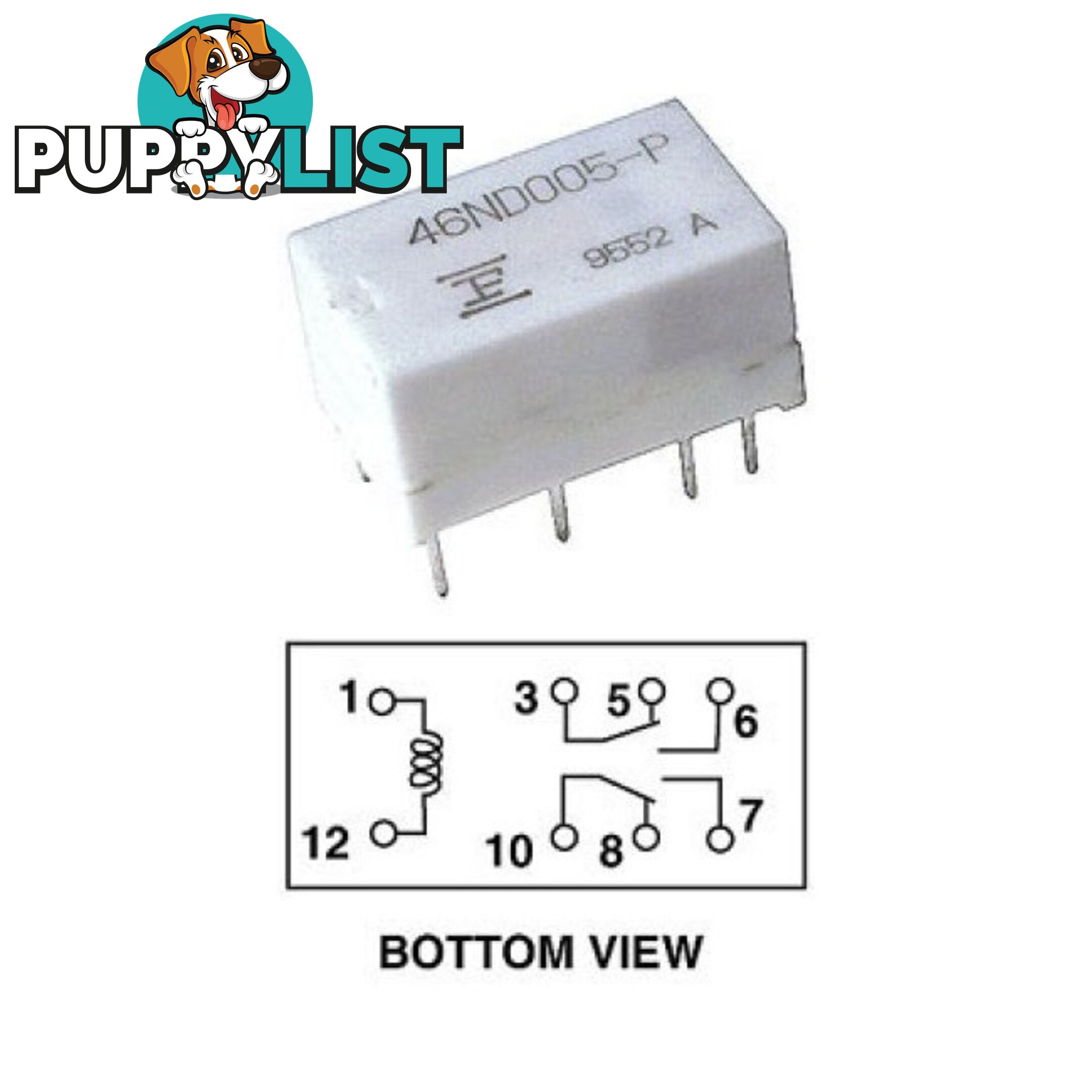 FBR46ND24 24V DC 1A MICRO MINI RELAY DOUBLE POLE DOUBLE THROW