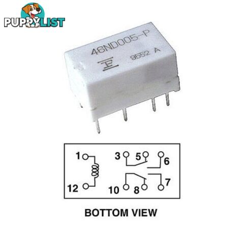 FBR46ND24 24V DC 1A MICRO MINI RELAY DOUBLE POLE DOUBLE THROW