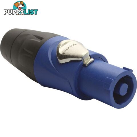 PD4020 25A 250VAC POWERCON CONNECTOR BLUE KEYED FOR POWER IN PUT