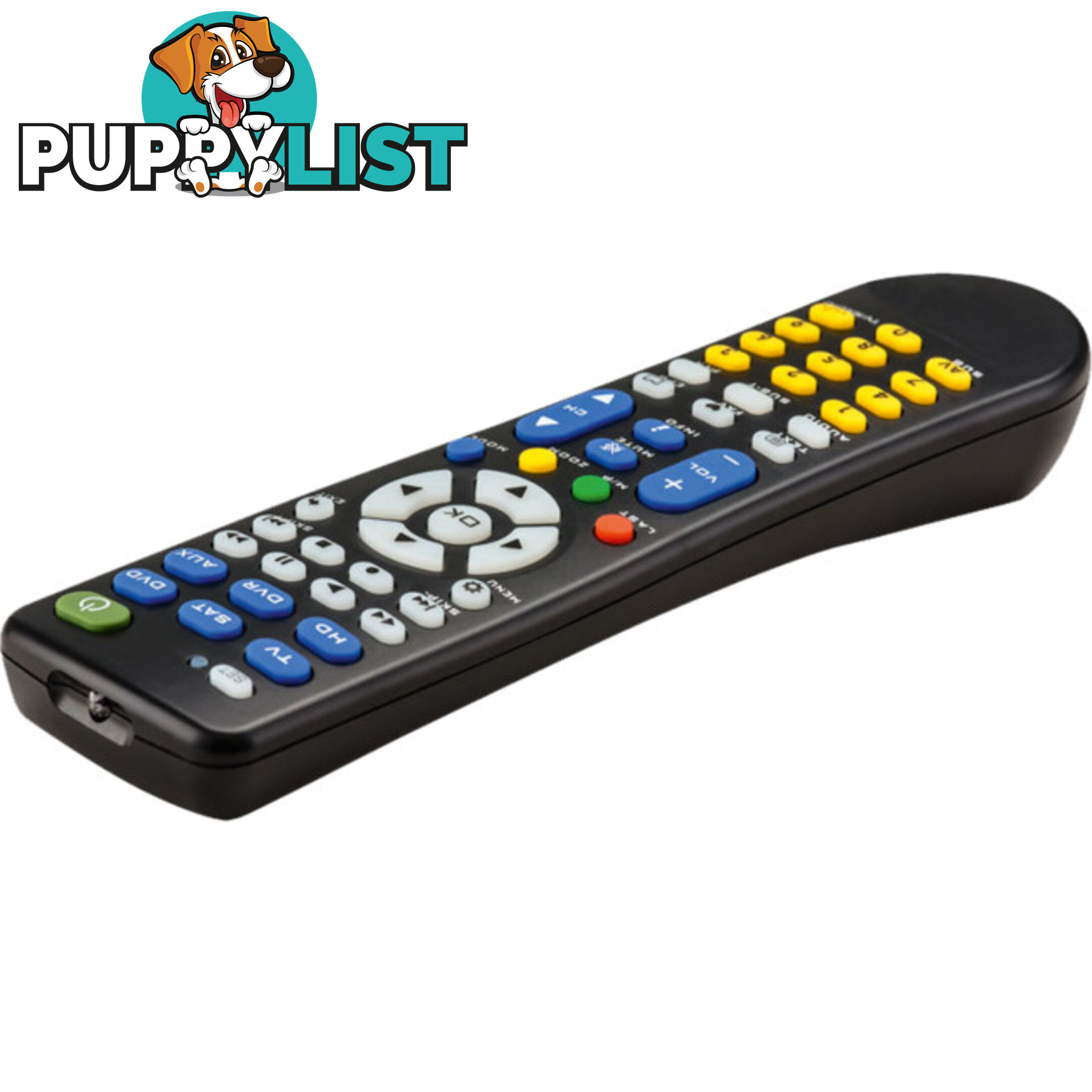 A1012A 6-IN-1 LEARNING REMOTE CONTROL