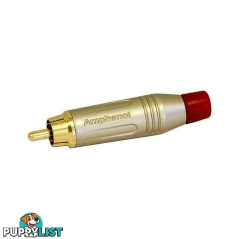 PD2961 RCA PLUG AMPHENOL RED