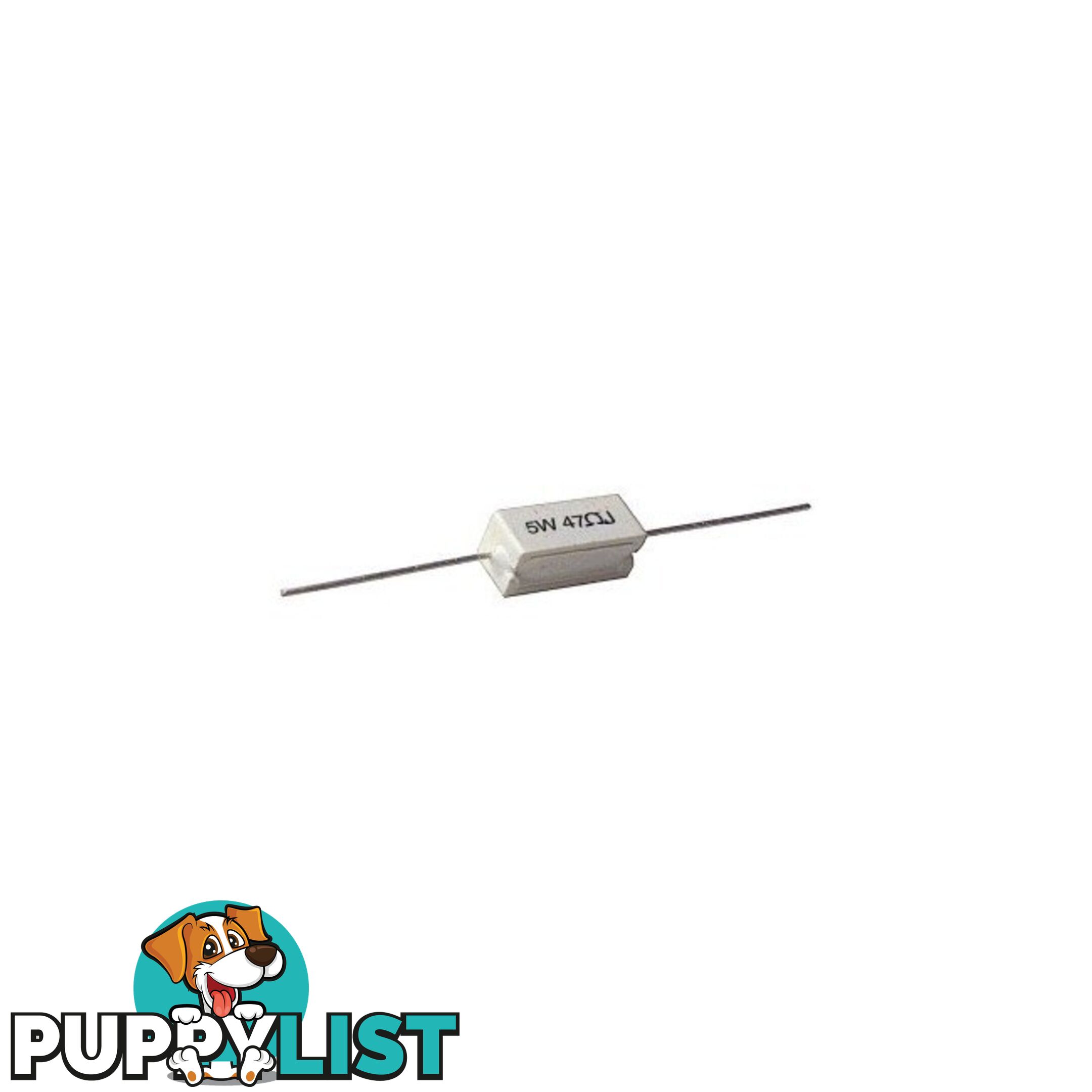 PW5-2K2 2K2 OHM WIREWOUND RESISTOR PW5 5 WATT