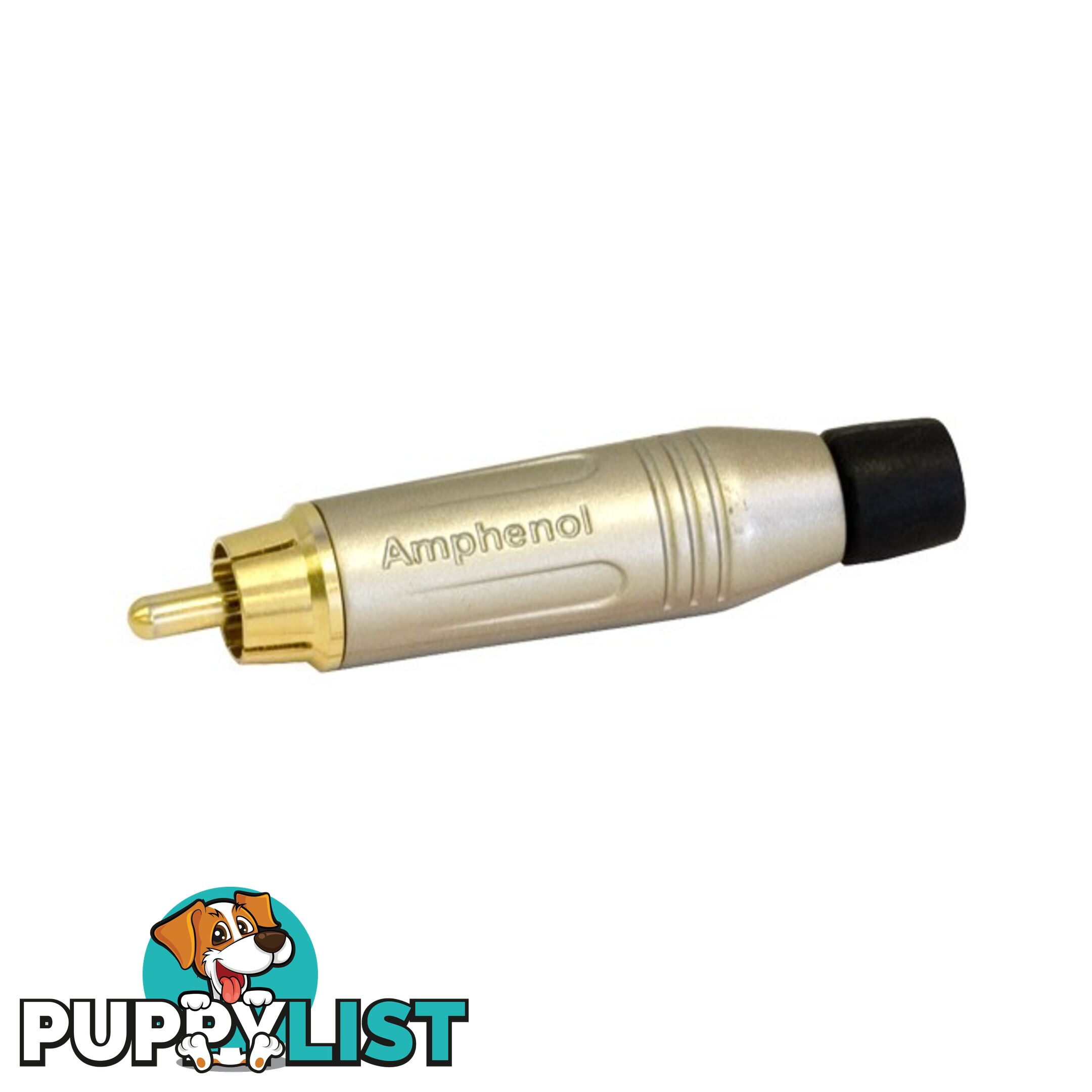 PD2959 RCA PLUG AMPHENOL BLACK