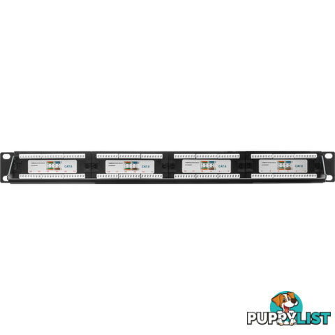 PPC624 24 PORT CAT6 PATCH PANEL TE TECH