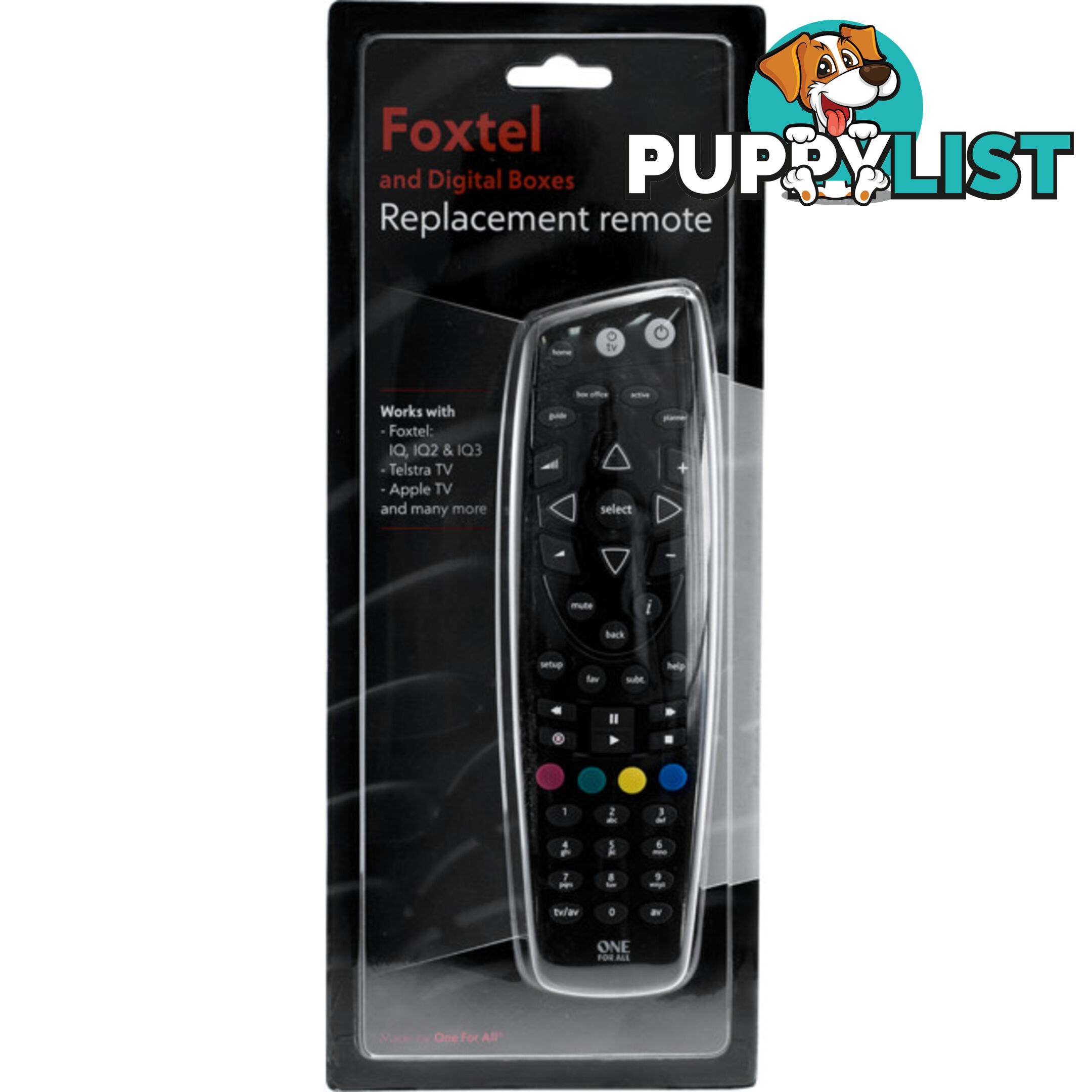 URC1669 F110 & F120 FOXTEL REPLACEMENT REMOTE