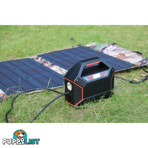 M8199A PORTABLE SOLAR POWER STATION 100W MPPT