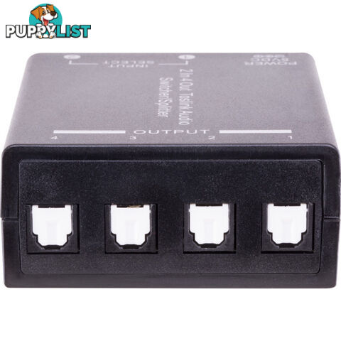 PRO1359 ACTIVE TOSLINK SPLITTER 2 IN 4 OUT SWITCHER/SPLITTER