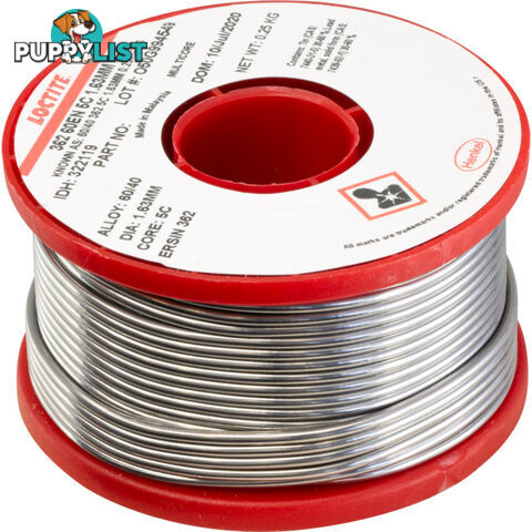 16250MCS 60/40 250G 1.63MM SOLDER 60% TIN, 40% LEAD - MULTICORE