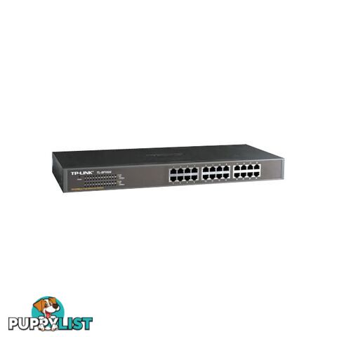 TLSF1024 24 PORT ETHERNET SWITCH / HUB DESK MOUNT 10/100M TP-LINK