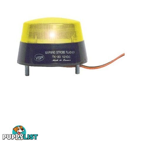 TK30Y LED STROBE AMBER YELLOW 12V