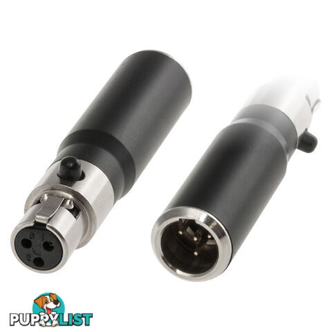 PD4932 MINI XLR 3P TO 4P CONVERTER AKG TO SHURE 3F TO 4M