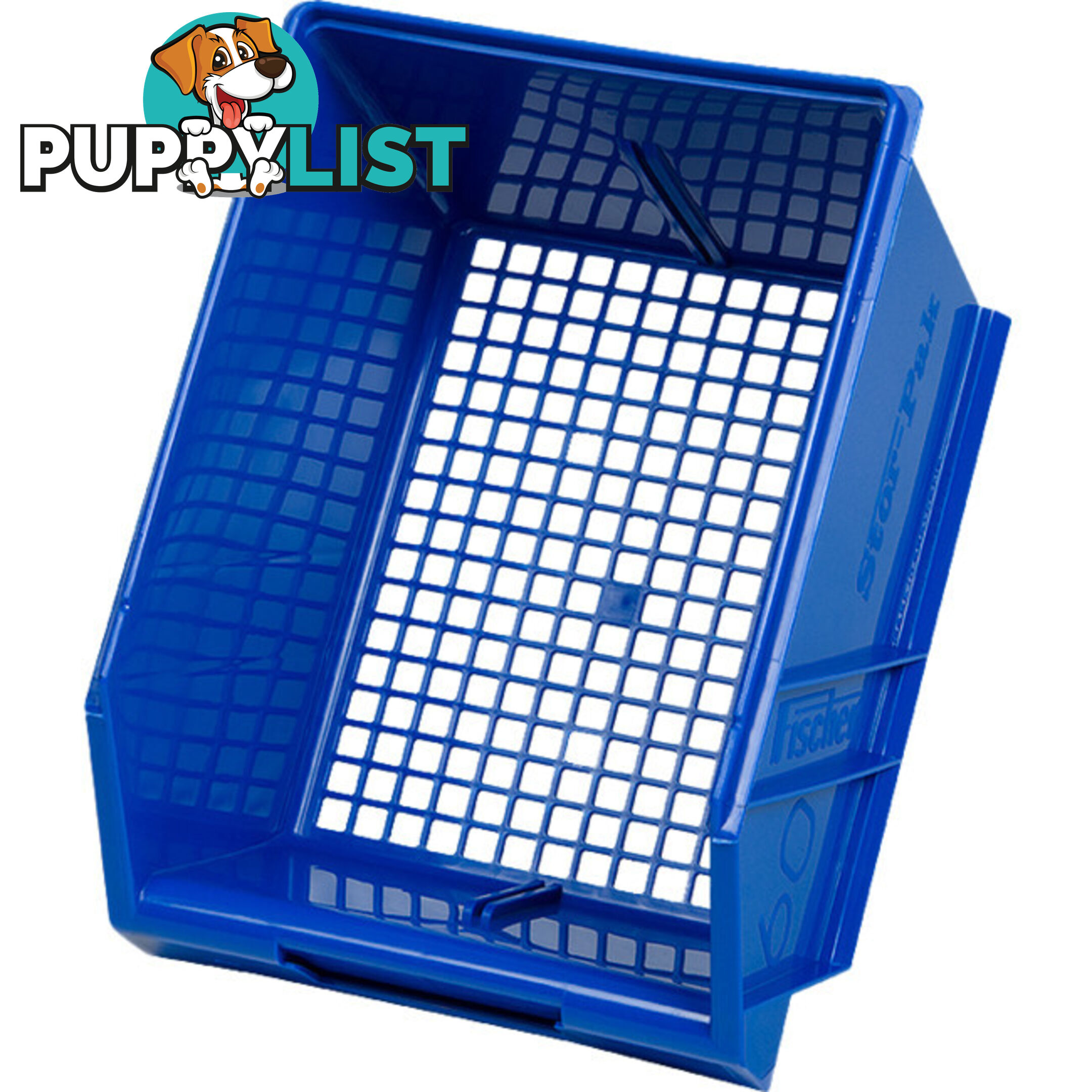 MESHPAK60BL MEDIUM PARTS DRAWER BLUE MESH BOTTOM