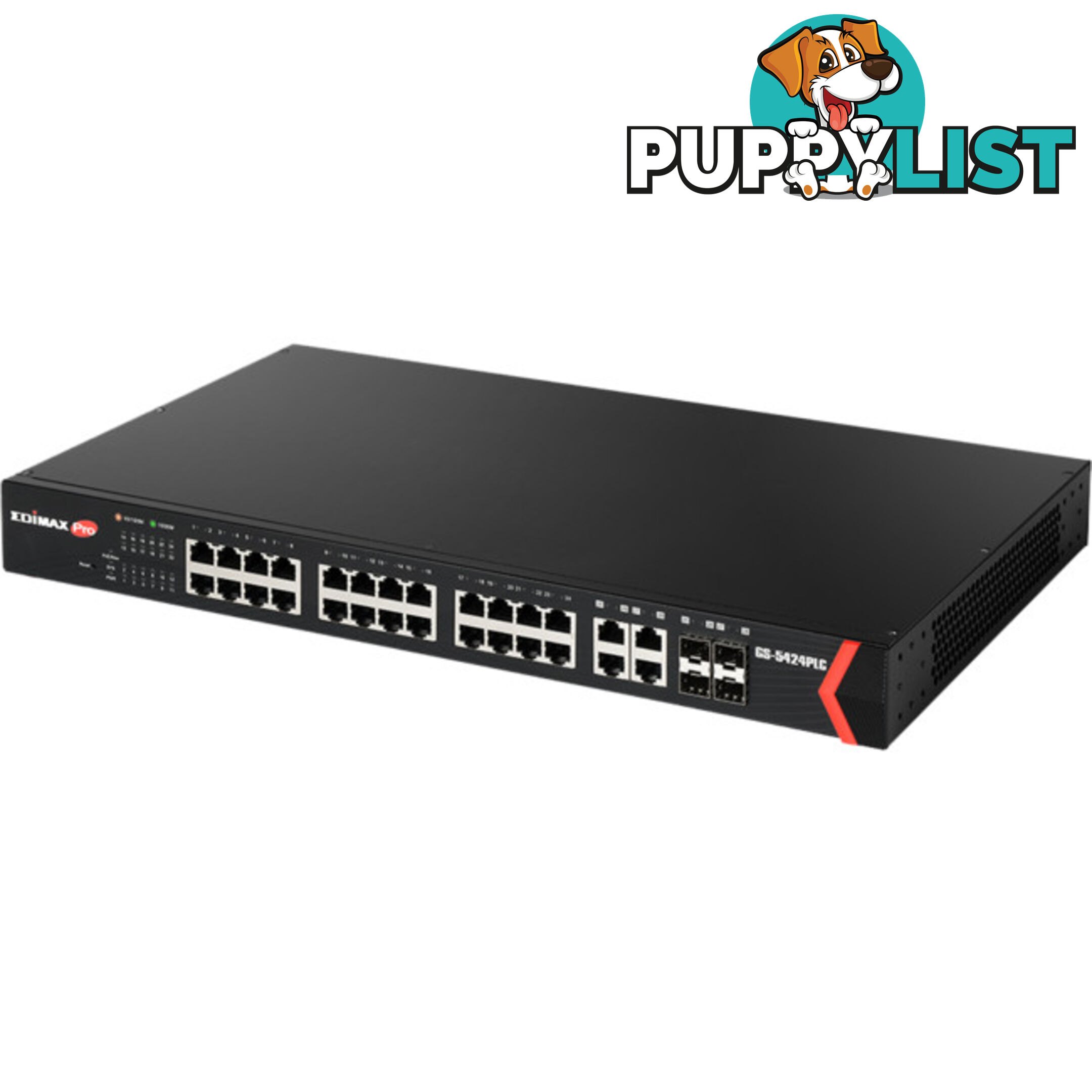 GS5424PLC 24 PORT GIGA POE SMART SWITCH 450W GIGABIT