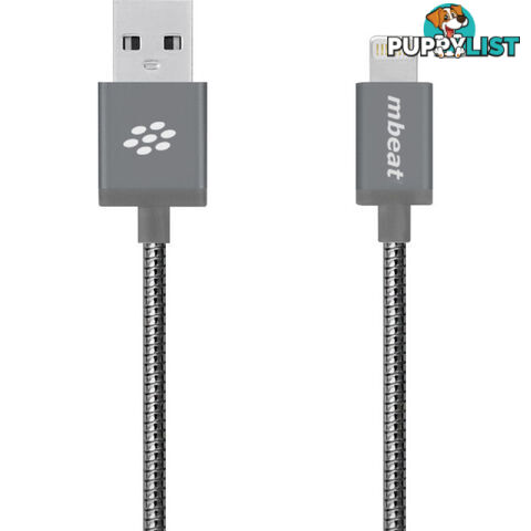 ICA-GRY 1.2M LIGHTNING CABLE GREY MFI TOUGHLINK