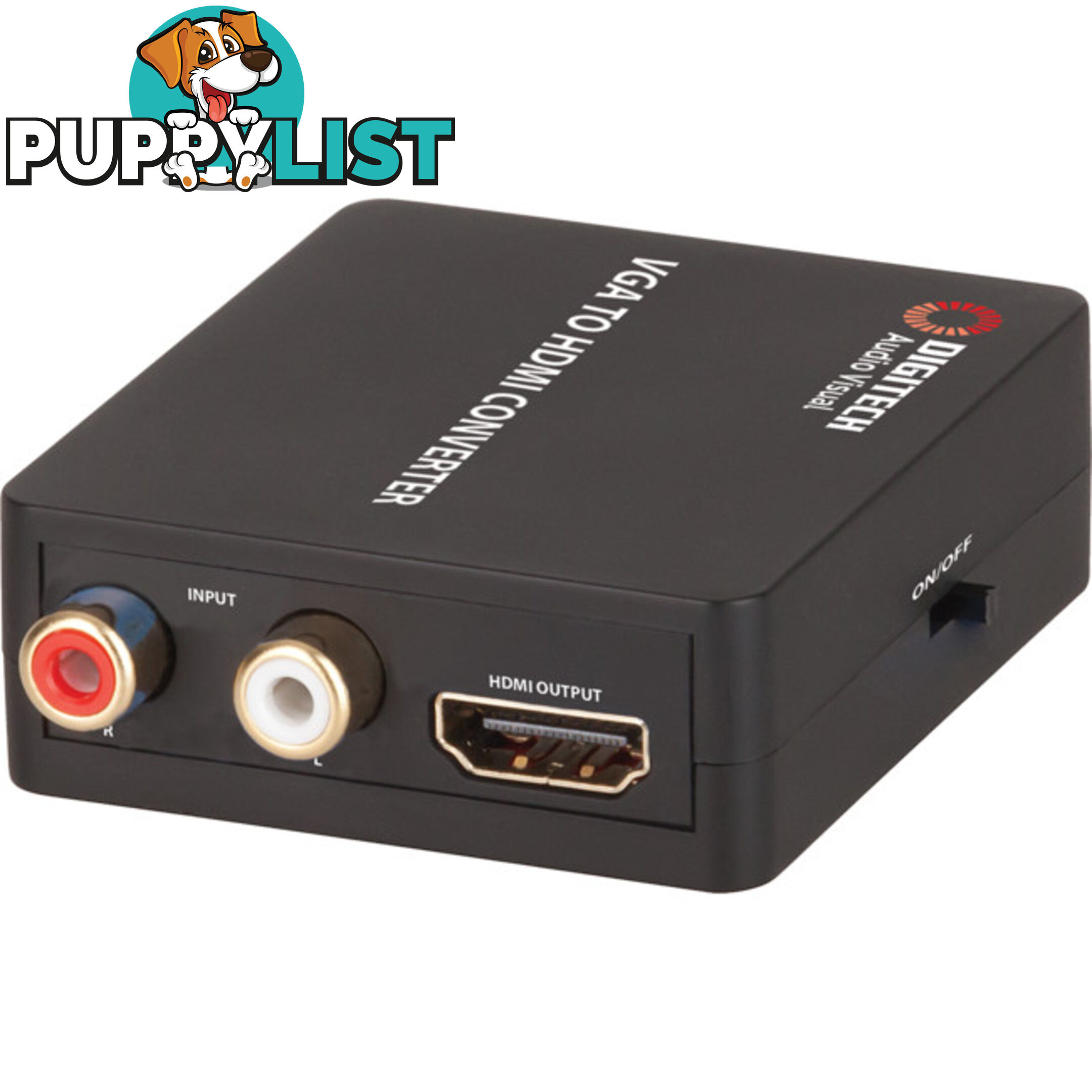 AC1718 VGA TO HDMI CONVERTER UPSCALER STEREO AUDIO