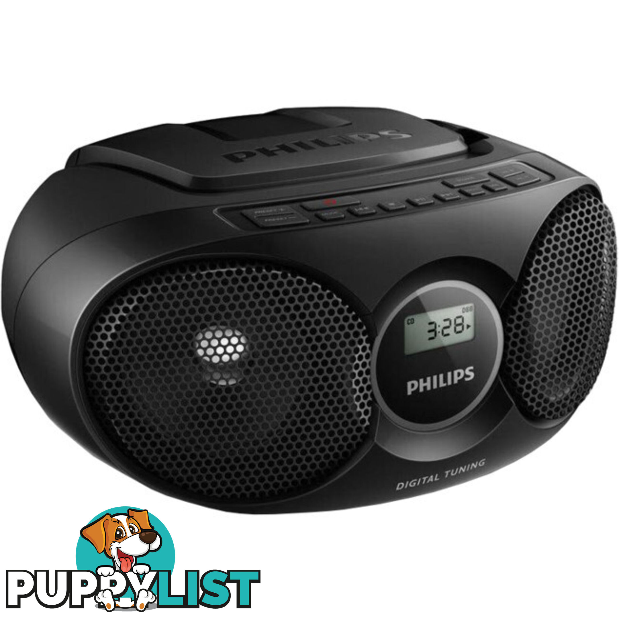 AZ215B PHILIPS BOOMBOX CD PLAYER FM RADIO