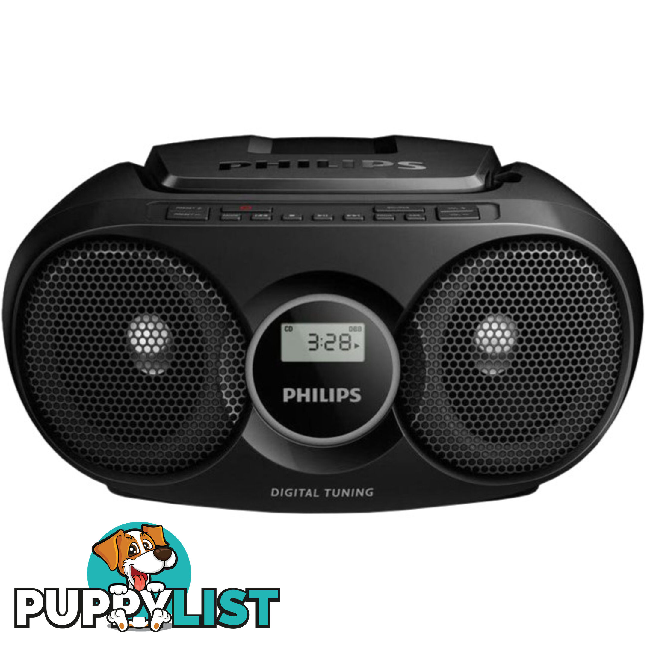 AZ215B PHILIPS BOOMBOX CD PLAYER FM RADIO