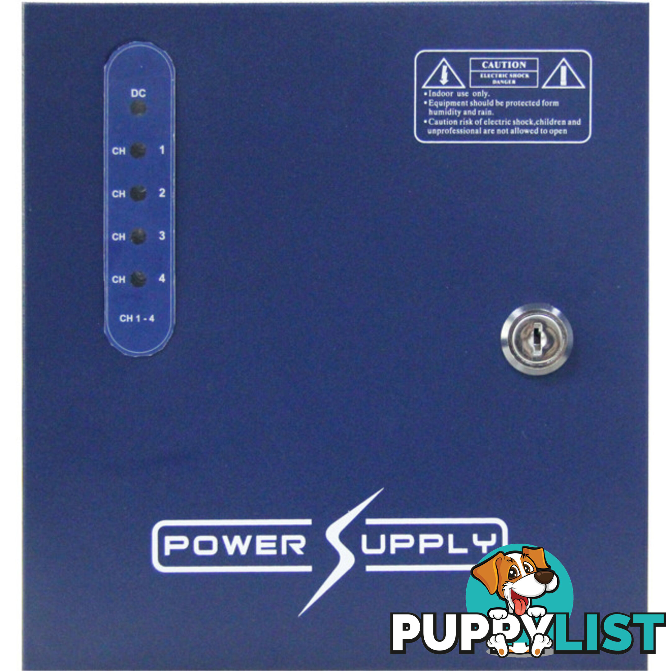 PW0412B05 4 WAY 12V DC 5A POWER SUPPLY WITH PFC SURGE PROTECTION