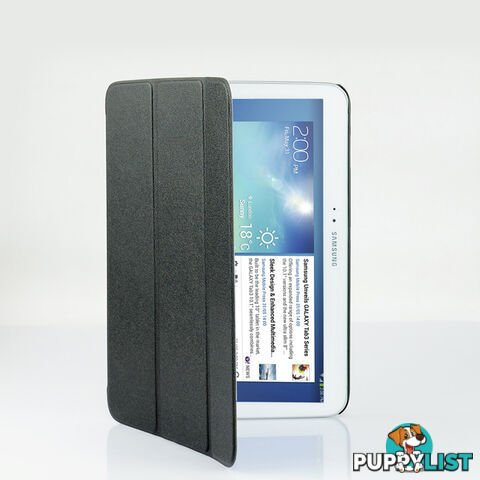 T3-10CASBLK GALAXY TAB3 10" SLIM CASE BLK TRI-FOLD MBEAT