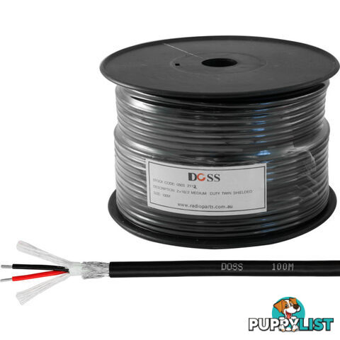 2X16.2-100M AUDIO / MIC CABLE - 100M PER 100M ROLL