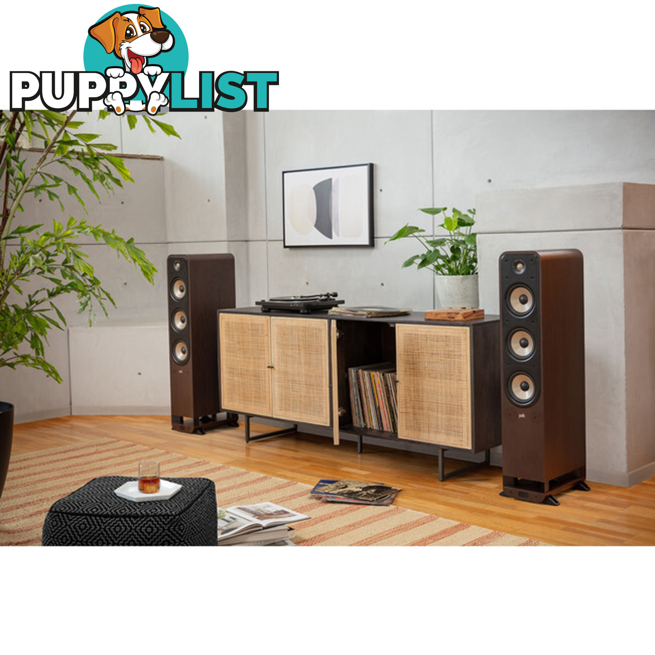 ES60BR SIGNATURE ELITE FLOOR STANDING SPEAKERS 2.5 WAY PAIR - BROWN