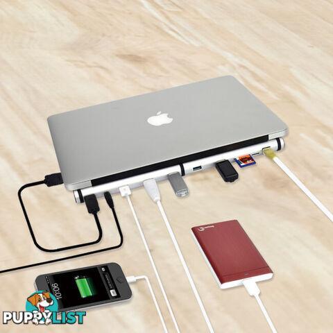 MSDOCK-S MACBOOK AND NOTEBOOK DOCK USB HUB CHARGER MICRO SD LAN